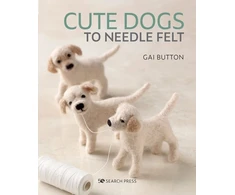 KNYGA Gai Button Cute Dogs to Needle Felt