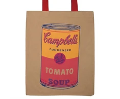 KNYGA Galison Andy Warhol Campbell's Soup Tote Bag