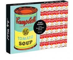 KNYGA Galison Andy Warhol Soup Can 2-sided 500 Piece Puzzle