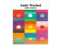 KNYGA Galison Andy Warhol Sunset Magnets