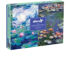 KNYGA Galison Monet 500 Piece Double Sided Puzzle
