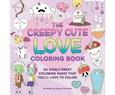 KNYGA Gaynor Carradice Creepy Cute Love Coloring Book