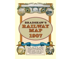 KNYGA George Bradshaw Bradshaw's Railway Folded Map 1907