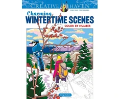 KNYGA George Toufexis Creative Haven Charming Wintertime Scenes Color by Number