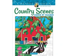 KNYGA George Toufexis Creative Haven Country Scenes Color by Number