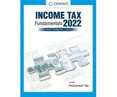 KNYGA Gerald E Whittenburg Income Tax Fundamentals 2022 (with Intuit ProConnect Tax Online)