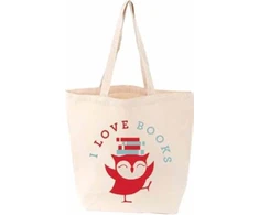 KNYGA Gibbs Smith Publisher I Love Books Littlelit Tote Bag