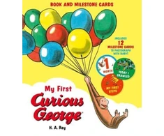 KNYGA H A Rey My First Curious George (Book and Milestone Cards)