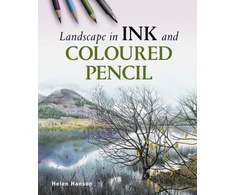 KNYGA Helen Hanson Landscape in Ink and Coloured Pieštukas
