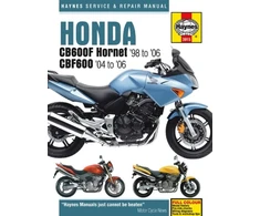KNYGA Honda CB600F Hornet &amp; CBF600 (98 - 06) Haynes Repair Manual