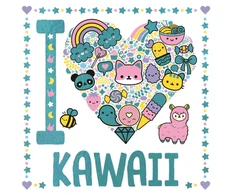 KNYGA Illustrator Tbc I Heart Kawaii
