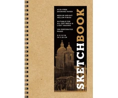 KNYGA Inc Sterling Publishing Co. Sketchbook (basic small spiral Kraft)