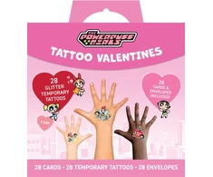 KNYGA Insights Powerpuff Girls Temporary Tattoo Valentines