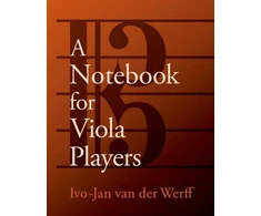 KNYGA Ivo-Jan van der Werff Notebook for Viola Players