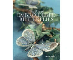 KNYGA J Hall Art of Embroidered Butterflies (paperback edition)
