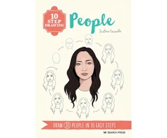 KNYGA J Lecouffe 10 Step Drawing: People, Draw 30 People in 10 Easy Steps