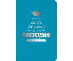 KNYGA Jack Countryman God's Answers for the Graduate: Class of 2023 - Teal NKJV