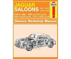 KNYGA Jaguar MkI &amp; II, 240 &amp; 340 (55 - 69) Haynes Repair Manual