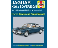 KNYGA Jaguar XJ6 &amp; Sovereign (Oct 86 - Sept 94) Haynes Repair Manual