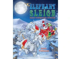 KNYGA James Trethowan Elephant Sleigh: Santa's Unforgettable Christmas