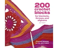 KNYGA Jan Eaton 200 Crochet Blocks for Blankets, Throws and Afghans
