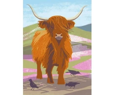 KNYGA Jane Smith Nature Notebook: Highland Cow