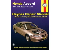KNYGA Jay Storer Honda Accord (1998-2002) Haynes Repair Manual (USA)