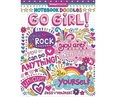 KNYGA Jess Volinski Notebook Doodles Go Girl!