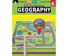 KNYGA Jessica Hathaway 180 Days™: Geography for Kindergarten