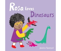 KNYGA Jessica Spanyol Rosa Loves Dinosaurs