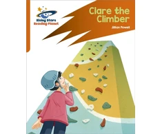KNYGA Jillian Powell Reading Planet: Rocket Phonics – Target Practice – Clare the Climber – Oranžinis