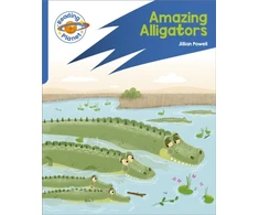 KNYGA Jillian Powell Reading Planet: Rocket Phonics – Target Practice - Amazing Alligators - Mėlyna