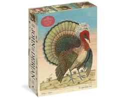 KNYGA John Derian Paper Goods: Crested Turkey 1,000-Piece Puzzle