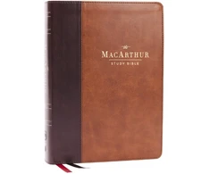 KNYGA John F Macarthur LSB MacArthur Study Bible 2nd Edition: Unleashing God's Truth One Verse at a Time (Brown Leathersoft, Comfort Print, Thumb Indexed)