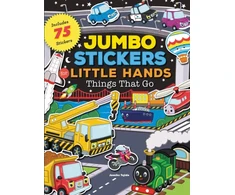KNYGA Jomike Tejido Jumbo Stickers for Little Hands: Things That Go