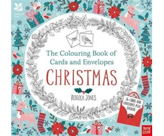 KNYGA Jones Rebecca National Trust: The Colouring Book of Cards and Envelopes - Christmas
