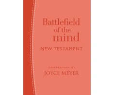 KNYGA Joyce Meyer Battlefield of the Mind New Testament (Coral Leather)