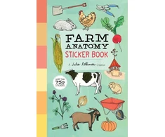 KNYGA Julia Rothman Farm Anatomy Sticker Book