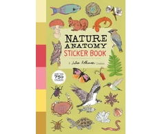 KNYGA Julia Rothman Nature Anatomy Sticker Book