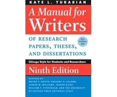 KNYGA Kate L Turabian Manual for Writers of Research Papers, Theses, and Dissertations, Ninth Edition