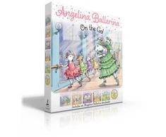 KNYGA Katharine Holabird Angelina Ballerina On the Go! (Boxed Set), Angelina Ballerina at Ballet School; Angelina Ballerina Dresses Up; Big Dreams!; Center Stage; Family Fun Day; Meet Angelina Ballerina