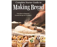 KNYGA Kathryn Hawkins Complete Starter Guide to Making Bread, From Buns to Baguettes, Essential Recipes for All Bakers