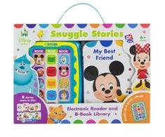 KNYGA Kathy Broderick Disney Baby: Snuggle Stories Me Reader Jr Electronic Reader and 8-Book Library Sound Book Set