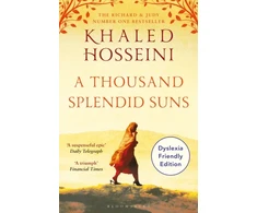 KNYGA Khaled Hosseini Thousand Splendid Suns, Dyslexia Friendly Edition