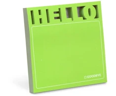 KNYGA Knock Knock Staff Knock Knock Hello Diecut Sticky Note