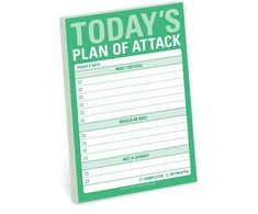 KNYGA Knock Knock Today`s Plan of Attack Great Big Stickies