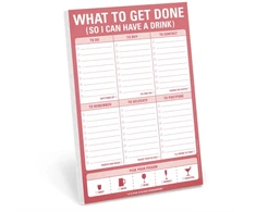 KNYGA Knock Knock What to Get Done (So I Can Have A Drink) Pad