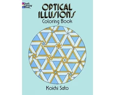 KNYGA Koichi Sato Optical Illusions Coloring Book