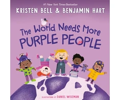 KNYGA Kristen Bell World Needs More Violetinė People