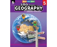 KNYGA Kristin Kemp 180 Days™: Geography for Fifth Grade